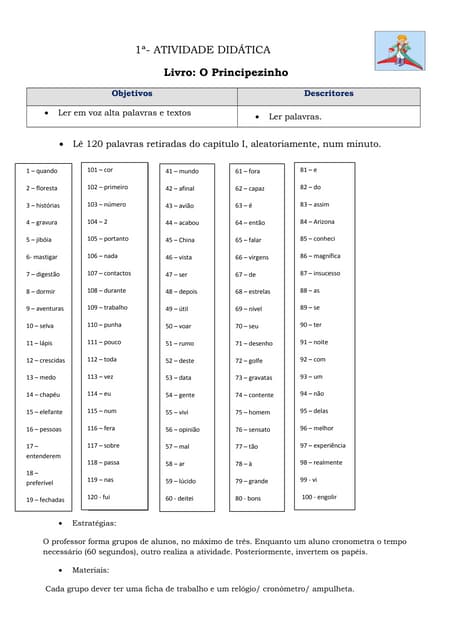 Portfolio de atividades o principez...