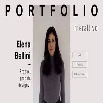 Portfolio Elena Bellini PPT