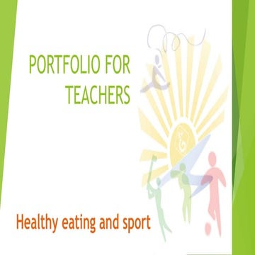Portfolio for teachers