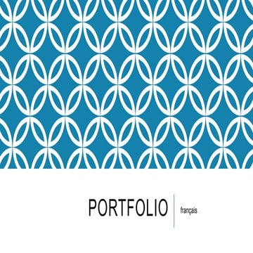 Portfolio français