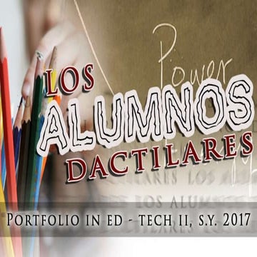 LOS ALUMNOS DACTILARES