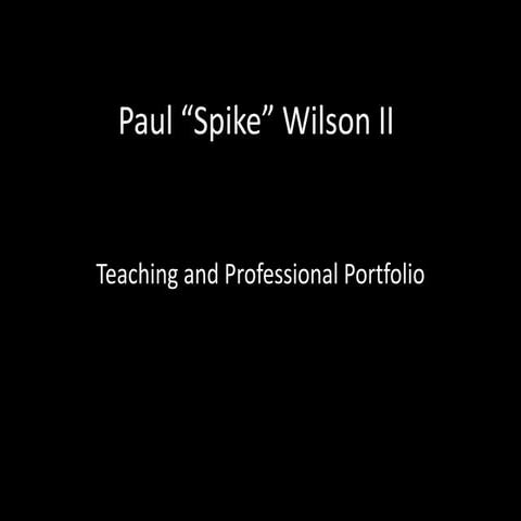 Portfolio Introduction and How-To