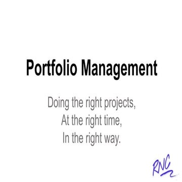 Portfolio Management
