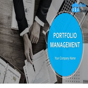 Portfolio Management Powerpoint Presentation Slides