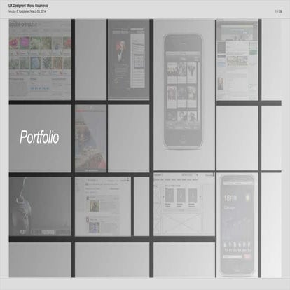 Portfolio_UX Designer Miona Bojanovic