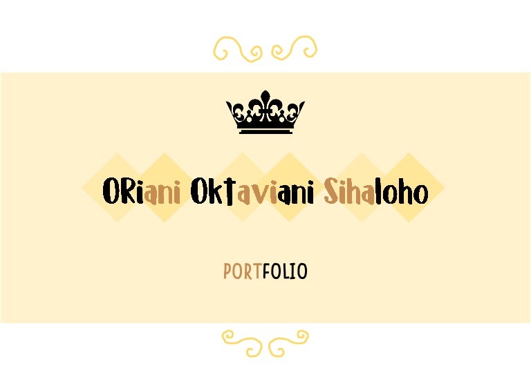 Portfolio Oriani Oktaviani Sihaloho