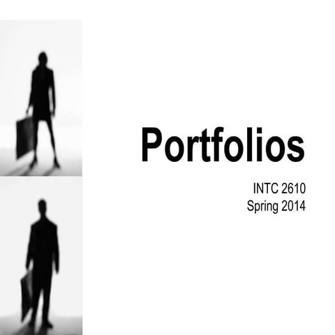 Portfolio ppt