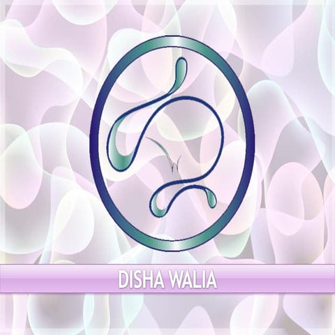 Portfolio ppt (disha walia)