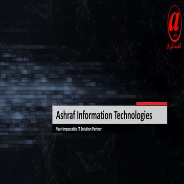 Portfolio Presentation Ashraf information Technologies 2020 | PPTX