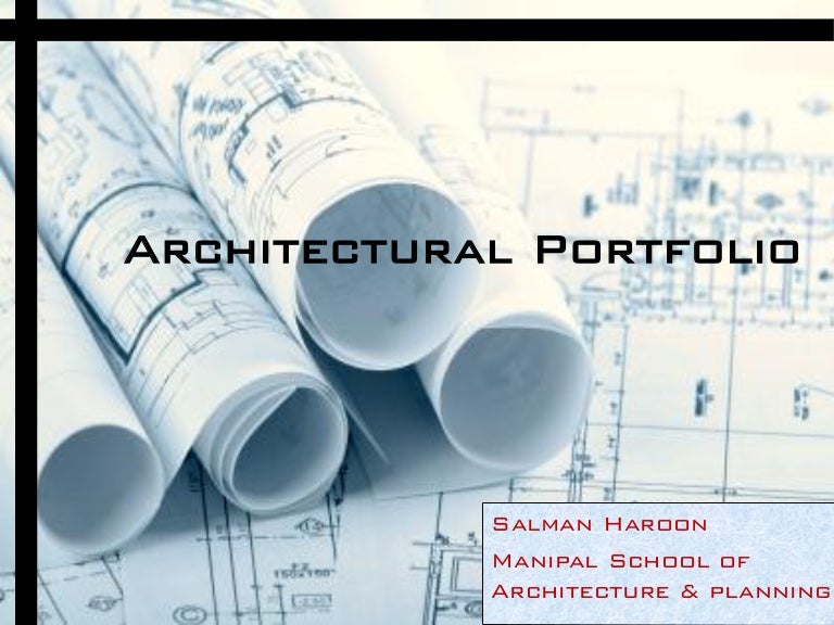 b arch course portfolio
