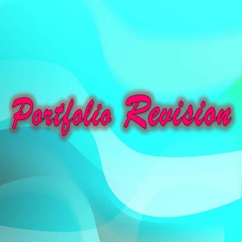 Portfolio revision