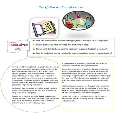 Portfolios and conferences