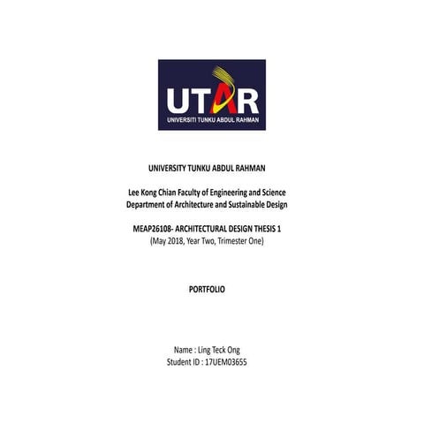 ARCHITECTURE THESIS 1 