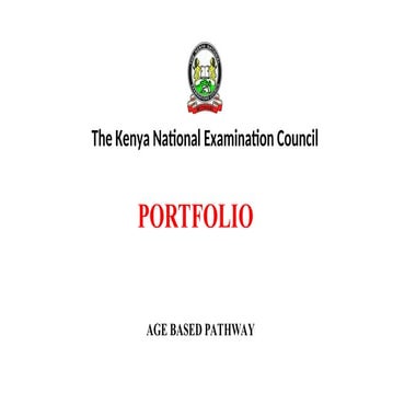 assessment PORTFOLIO Trainer Of Teachers.ppt