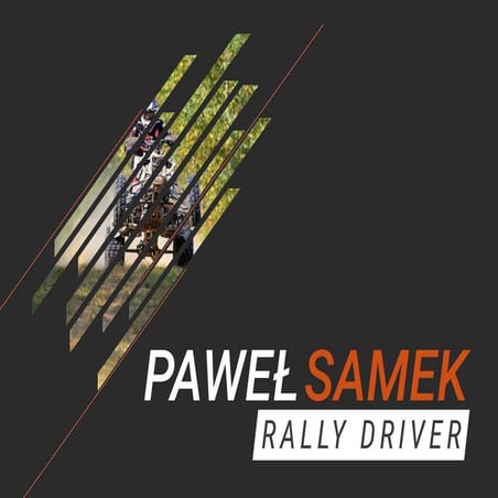 Paweł Samek Portfolio - Rally Driver 2018 | PDF