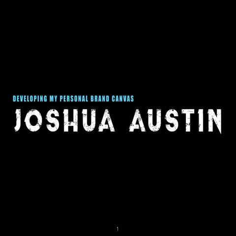 Joshua Austin Portfolio week 2