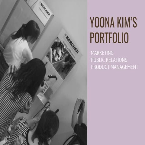 Portfolio by Yoona Kim | PDF