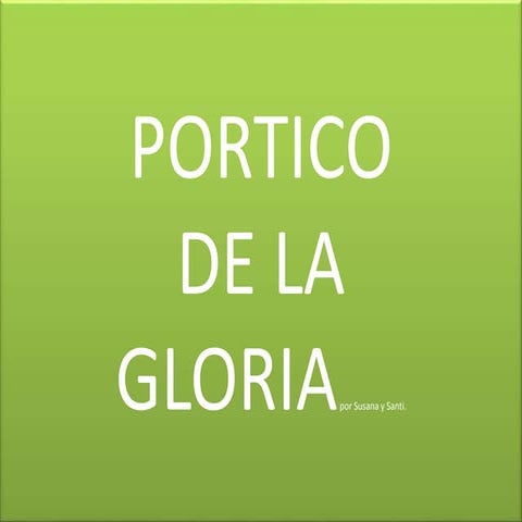 Portico  susana y santi.