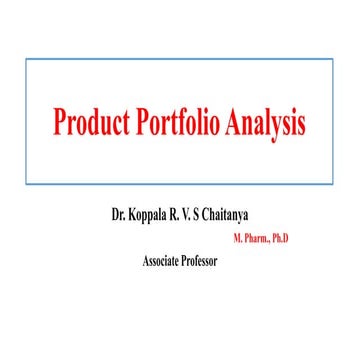 Portifolio Analysis of Pharmaceutical Product.pptx