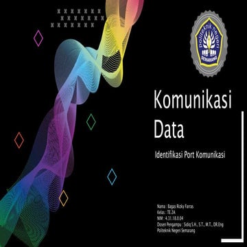 Identifikasi Port komunikasi