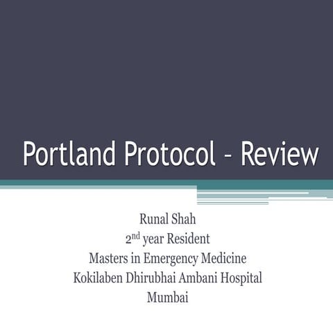 Portland protocol - review