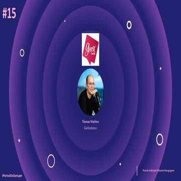 #PortraitDeStartuper #15 - Guest Suit - Thomas Mathieu