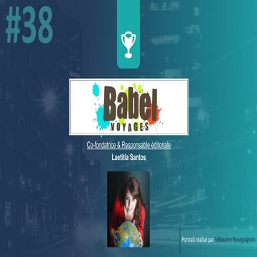 Portrait de startuper #38 - Babel-voyages - Laetitia Santos