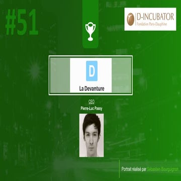 #PortraitDeStartuper #51 - LaDevanture - Pierre-Luc Passy