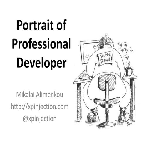 Portrait of Professional Developer