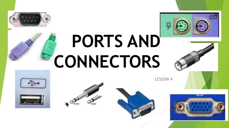 Computer Port Names Pictures : Computer Ports - Name and Location Of