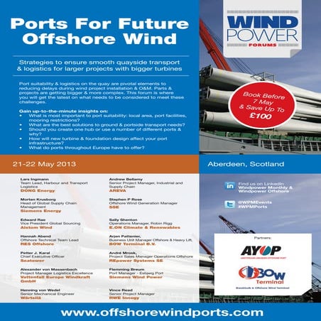 Ports For Future Offshore Wind-Event Brochure