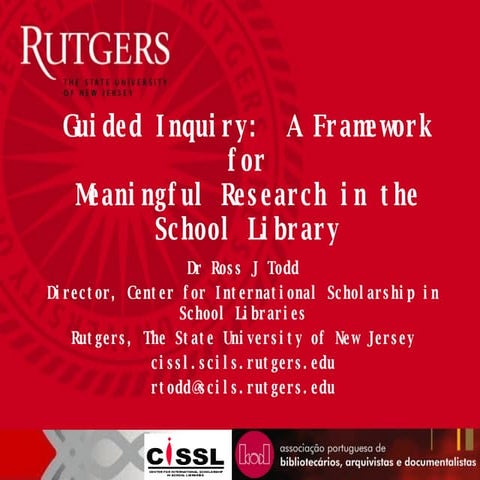 Portugal Guided Inquiry Program  2008