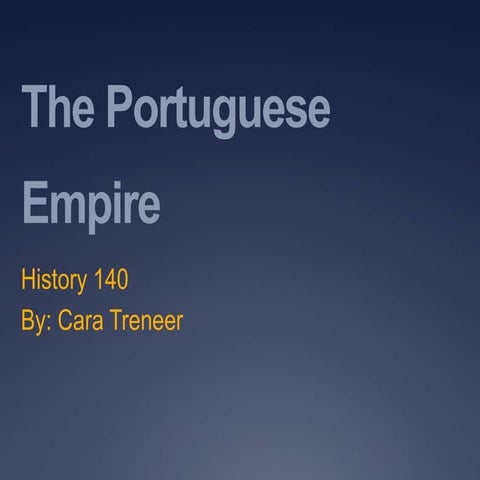 The Portuguese Empire