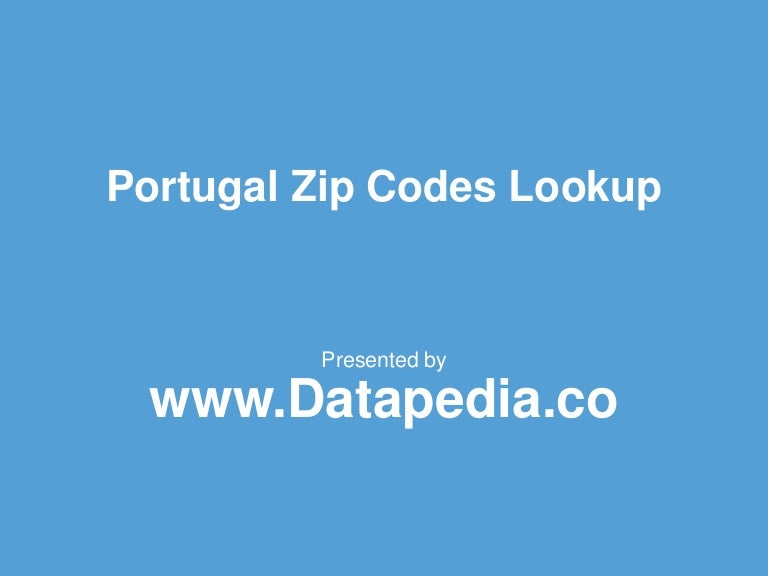 Portugal Zip Codes Database