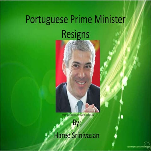 Portuguese prime minister resigns