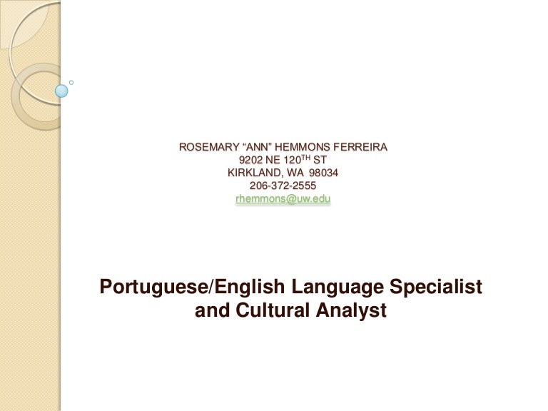 Portuguese translation