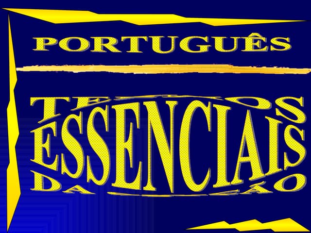 Português Termos Essenciais Da OraçãO