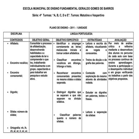 Português 4ª série