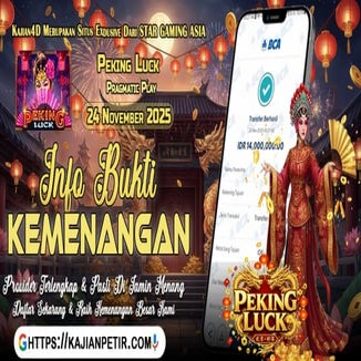 INFO BUKTI KEMENANGAN HANGAT! 💰 PEKING LUCK GA PERNAH ZONK!