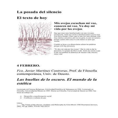 Posada del silencio nº 75, curso v