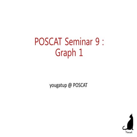 Poscat seminar 9