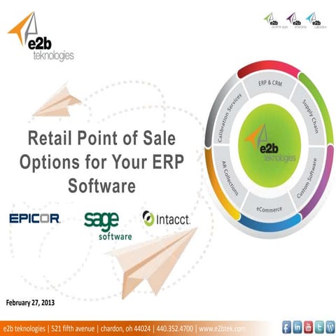 Point of sale solutions (POS) for your ERP 