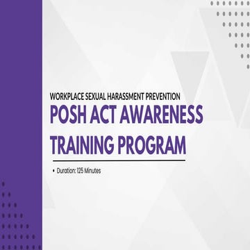 Prevention of sexual harassment (POSH )Awareness Program Brochure.pdf