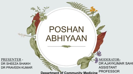 Poshan abhiyaan | PPT