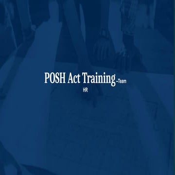 PoSH for Employees by Pooja Tiwari.pptx.........................................