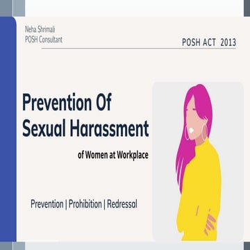 Comprehensive Understanding of the POSH Act, 2013