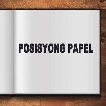 Posisyong papel