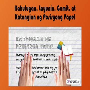 Posisyong Papel-SHS-FILIPINO SA PILING LARANG.pptx