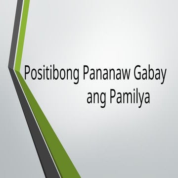 Positibong Pananaw Gabay ang Pamilya.pptx
