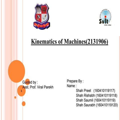 Position analysis and dimensional synthesis